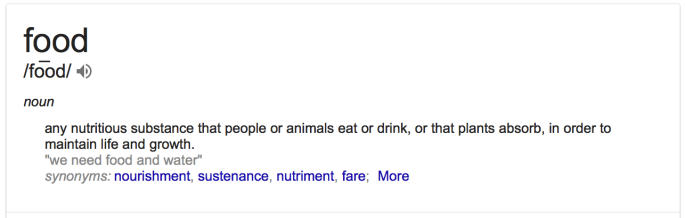 Food Definition