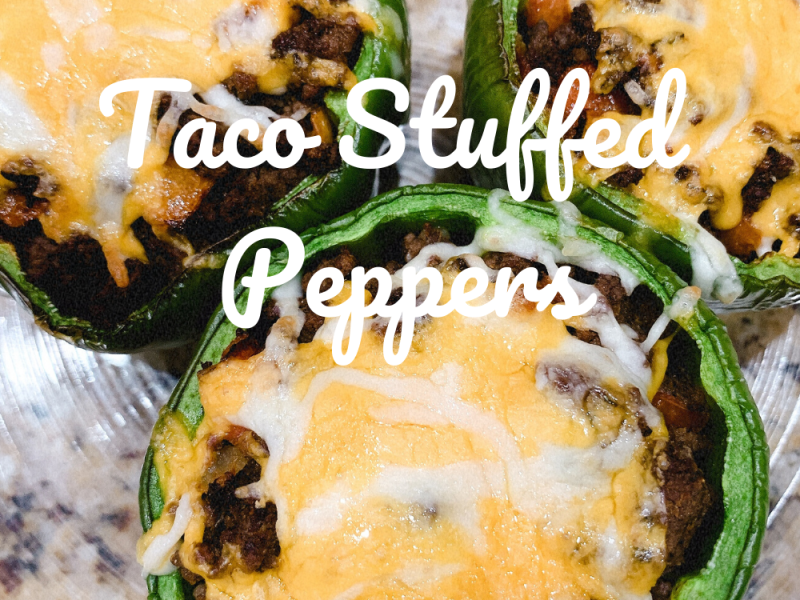 TACO STUFFED PEPPERS (AIR FRYER&nbsp;VERSION)