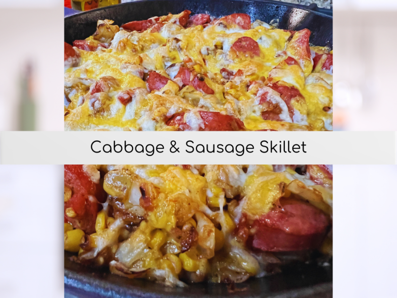 CABBAGE & SAUSAGE&nbsp;SKILLET